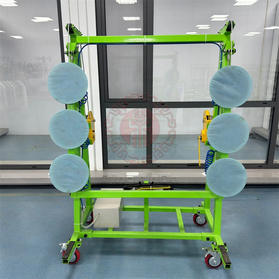 Push Trolley Type Hand Crank Suction Cup Car